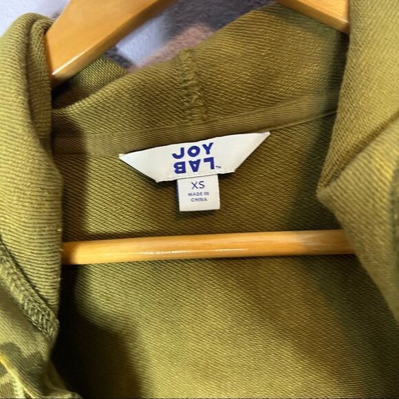 JoyLab Green Animal Print Oversized Hoodie women's size XS - Picture 8 of 10